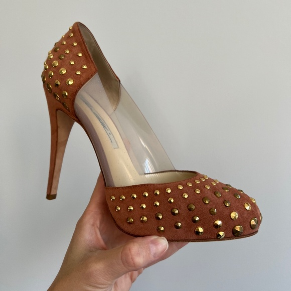 Brian Atwood Studded PVC Heels - Picture 3 of 9
